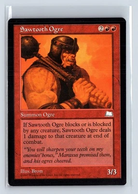 (3x) SAWTOOTH OGRE – MTG Magic the Gathering Card – Weatherlight – Common - Image 1 of 4