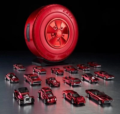 Mattel 80th Anniversary Hot Wheels Original 16 Rally Case Set LE 4120 SOLD OUT!! - Image 1 of 4