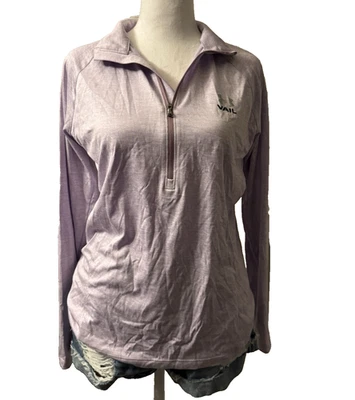 Under Armour Women's Performance Heat Gear Half-Zip Pullover Vail Purple L - Image 1 of 4