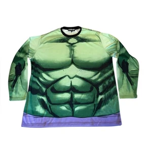 Marvel Comics Incredible Hulk Long Sleeve Costume T Shirt Cosplay Tee Mens XL - Picture 1 of 7
