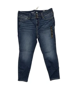 Torrid 18W NWT Short Dark wash skinny ankle jeans with button fly And Zipper - Picture 1 of 8