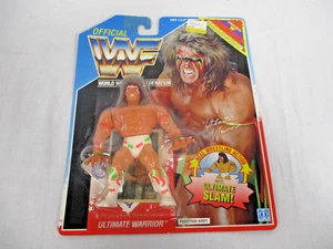 Vintage Wrestler WWF Ultimate Warrior Summer Slam Edition MOC 1990 Hasbro SEALED - Picture 1 of 10