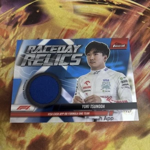 Yuki Tsunoda 2024 Topps Finest Formula 1 Raceday Relics Patch /75 - Picture 1 of 2