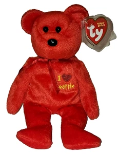 TY Beanie Baby - SEATTLE the Bear (I love - Show Exclusive)(8.5 Inch) NEW MWMTs - Picture 1 of 8