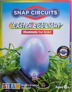 Snap Circuits Easter Egg Light Kit Stem Decorate Illuminate Your Basket Stuffers - Picture 1 of 2