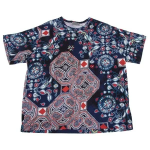 Yohji Yamamoto POUR HOMME Cotton Chinoiserie Pattern T-shirt Size 3(K-161489) - Picture 1 of 12