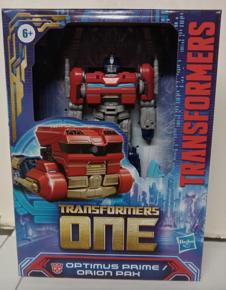 Transformers One Movie OPTIMUS PRIME ORION PAX Action Figure Hasbro &