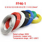 0.12mm² - 2.5mm² FEP Electric Copper Wire Car Ground Cable Flexible Soft 7 Color