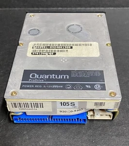 Sun 370-1200 Quantum ProDrive 105S 104MB 3.5-inch 50-Pin Narrow SCSI HDD - Afbeelding 1 van 8