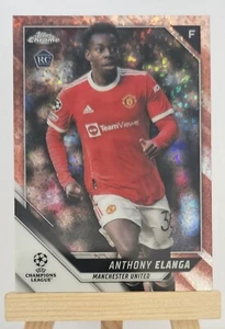 2021 TOPPS Chrome UCL Roségold Mini-Diamant Refractor /125 Anthony Elanga RC - Bild 1 von 3