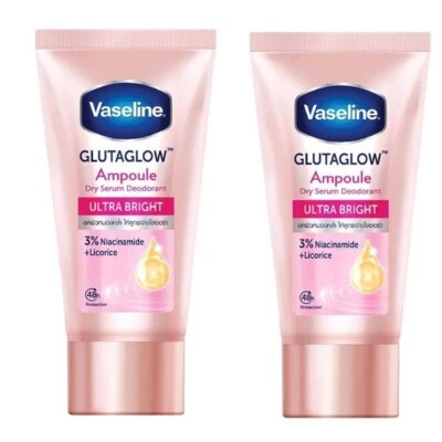 Vaseline Dry Serum Deodorant Ultra Bright Renew Gluta Glow Deo Ampoule 2 x 30ml - Image 1 of 4
