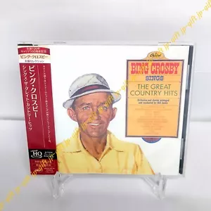 Bing Crosby Sings The Great Country Hits Japan Music CD - Foto 1 di 3