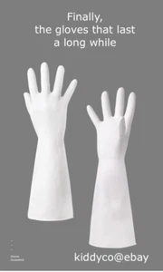 CLEARANCE, Pack of 3, Home PVC Rubber Dish Washing Kitchen Gloves Cleaning - Imagen 1 de 8