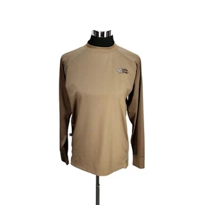 Platte River Apparel Long Sleeve brown fisherman base layer Shirt - Picture 1 of 10