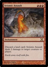 SEISMIC ASSAULT ~mtg NM 10th Edition Rare xUNPLAYED