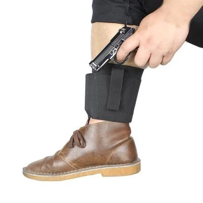 Ankle Holster for Concealed Carry with 2 Mag Pouch Fits Ruger LC9 LCP Glock 42 - Image 1 of 4