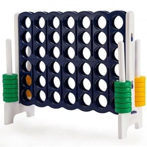 Juego gigante de 4 a puntajes 4 en una fila para niños adultos diversión familiar - Color: azul oscuro - Imagen 1 de 5