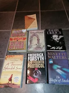Reading books novels selection collection 7 hardbacks paperbacks - Picture 1 of 1