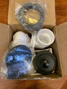 Westbrass Twist & Close Sch 40 PVC Plumber's Pack with Two-Hole Matte Black - Picture 1 of 2