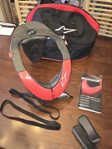 Alpinestar Bionic Neck Brace W/ Tech Carbon Size L - Picture 1 of 2
