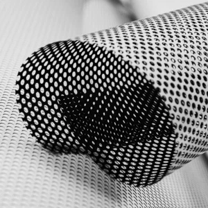 White Perforated Vinyl Window Film Wrap Mesh Stickers Room Privacy Window Decor - Foto 1 di 12