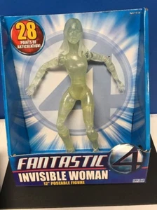 NUOVO TRASPARENTE 12" DONNA INVISIBILE Fantastico 4 POSABILE Figure TOY BIZ - Jessica Alba  - Foto 1 di 6