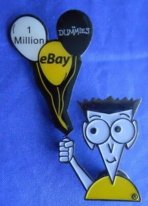 eBay For Dummies 1 Million Balloons Lapel Hat Pin - Picture 1 of 6