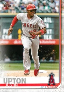 Tarjeta base de béisbol Justin Upton 2019 Topps Serie 1 MLB #345 Angels - Imagen 1 de 2