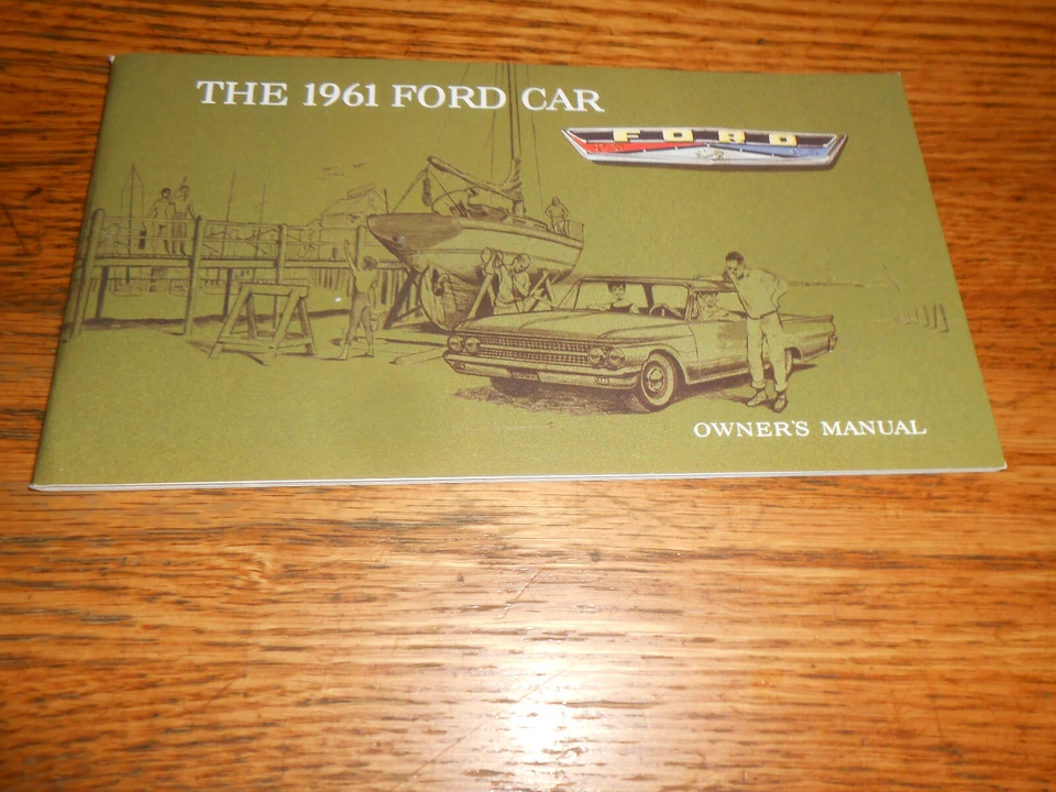  Ford 1961 manual del propietario/'61 Fairlane, Galaxy, Starliner, Sunliner y vagones Foto 1 de 1