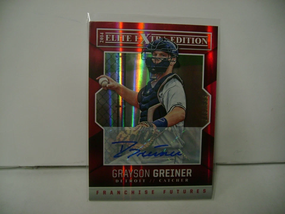 GRAYSON GREINER 2014 PANINI ELITE EXTRA EDITION #63 AUTOGRAPH  SN 349/599 - Image 1 of 1