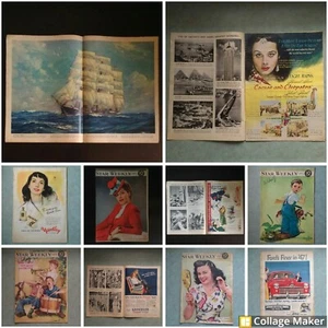 VINTAGE 1946-47 TORONTO STAR WEEKLY MAGAZINES - Picture 1 of 12