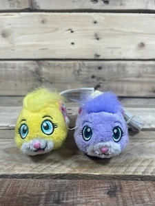 2x Zhu Zhu Haustiere Spin Master Cepia Hamster 2017 rosa & lila pelzig 5 Zoll bewegliches Spielzeug - Bild 1 von 13