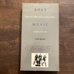 Roxy Music Total Recall A History 1972-1982 VHS Tape - Picture 1 of 9