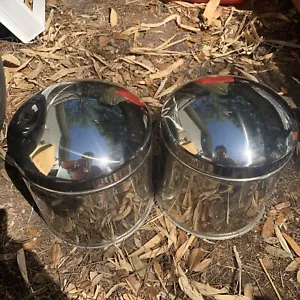 (2)semi Yruck High Hat Stainless Steel Axle Covers - Picture 1 of 4