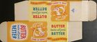 1960's June is Dairyland's Golden Month Butter Box and a Sweet Cow with a Halo 