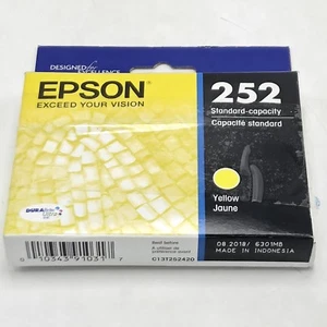Epson 252 Tintenpatrone Gelb T252420 Original - Bild 1 von 3