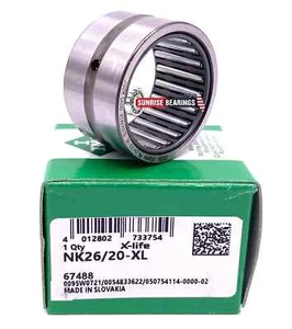 INA NK26/20 Needle Roller Bearing NK 26/20 NK2620 26x34x20 mm - Picture 1 of 4