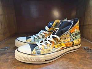 Vintage Converse High Top Heavy Metal Comic Book Sz 9 - Picture 1 of 12