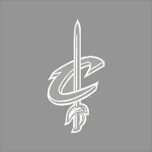 Cleveland Cavaliers #5 NBA Team Logo 1 Farbe Vinyl Aufkleber Auto Fenster Wand - Bild 1 von 7