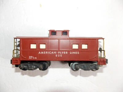 American Flyer Lines 930 Illuminated Caboose - Image 1 of 4