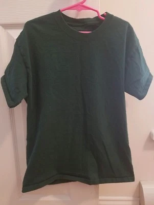 Hanes Boys T Shirt Classics Short Sleeve Tagless Comfort Soft size 10/12 mm - Image 1 of 3