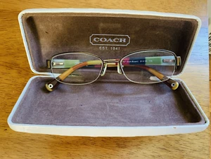 Coach 'Bettie' HC 5004 T CE Half Rim Eyeglass Frames #9027 Dark Brown Hardcase - Picture 1 of 16