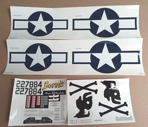 Top Flite P-47D Thunderbolt Razorback 60 RC Model Airplane OEM Decals P476D01 - Picture 1 of 5