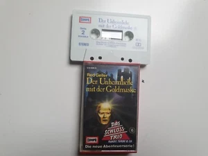 MC KASSETTE - Das Schlosstrio 6 Der Unheimliche mit der Goldmaske Hörspiel Rar - Bild 1 von 2