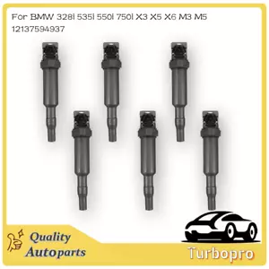 Bobina de encendido de alto rendimiento 6 piezas para BMW 328i 535i 550i 750i X3 X5 X6 M3 M5 - Imagen 1 de 5
