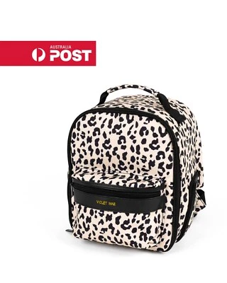 Leopard Print Camera Backpack, Vegan Camera Bag/Backpack Stylish Camera Backpack - Image 1 of 4