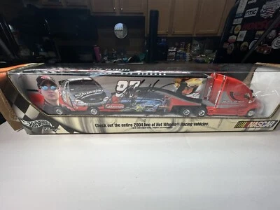 Signed 2004 Hot Wheels Racing Kurt Busch Victory Lane Semi 97 NASCAR Ltd Edition - Image 1 of 4