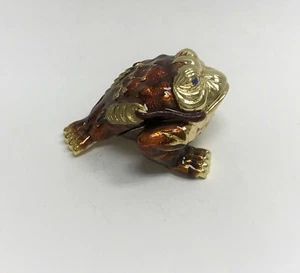 Black Friday Clearance Three Leg Money Frog Jewelry Trinket Box - Picture 1 of 4