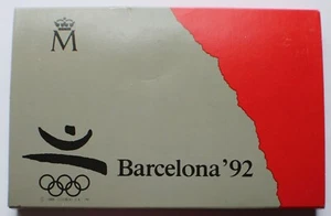 1992 Barcelona Olympics 4-Coin Proof Silver 2000 Pesetas Set Spain 8 Reales COA - Picture 1 of 13