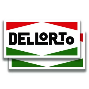 DELLORTO MOTORRAD VERGASER ABZIEHBILD Vintage 2 Aufkleber Bogo Auto Stoßstange LKW - Bild 1 von 1